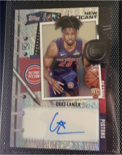 2025-26 Topps New Applicant #NA-CL Chaz Lanier — front