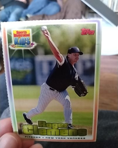 1990 Topps Sports Illustrated for Kids Roger Clemens — front