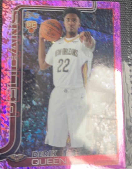2025-26 Topps #213 Derik Queen — front