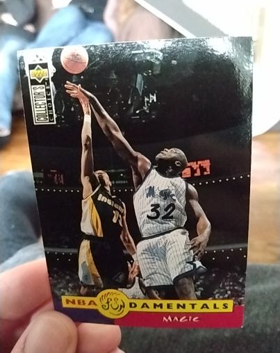 1996-97 Upper Deck Collector's Choice NBA Fundamentals #184 Shaquille O'Neal — front
