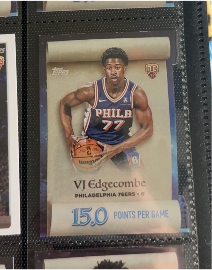2025 Topps Holiday #ML-3 VJ Edgecombe — front