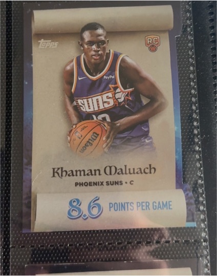 2025-26 Topps Holiday #ML-10 Khaman Maluach — front