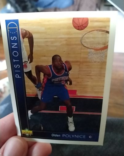 1993-94 Upper Deck #54 Olden Polynice — front