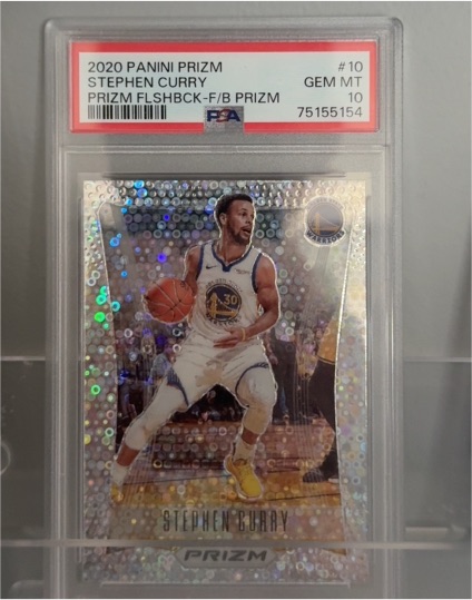 2020 Panini Prizm #10 Stephen Curry — front