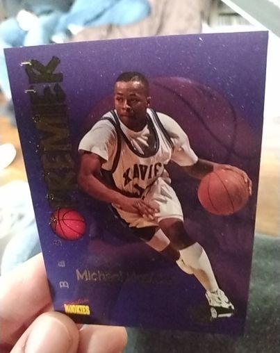 1995-96 Signature Rookies Michael Finley You Make The Call Card — front