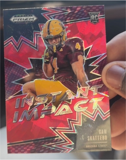 2025 Panini Prizm Draft Picks Instant Impact #II-CSO Cam Skattebo — front