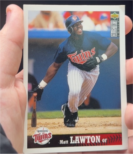 1997 Upper Deck Collector's Choice #381 Matt Lawton — front