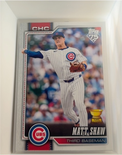 2026 Topps Series 1 #27 Matt Shaw — front
