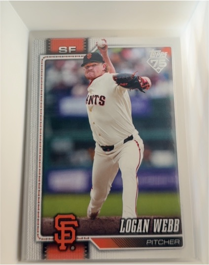2026 Topps Series 1 #69 Logan Webb — front