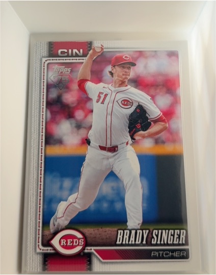 2026 Topps Series 1 #282 Brady Singer — front