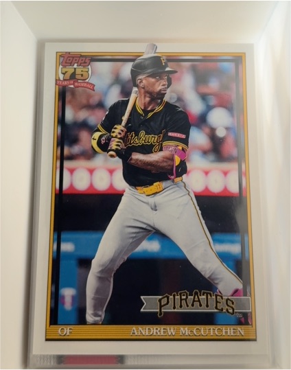 2026 Topps Series 1 1991 Throwback #T91-40 Andrew McCutchen — front