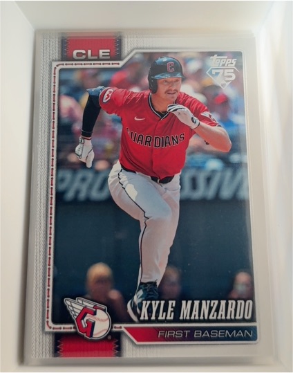 2026 Topps Series 1 #309 Kyle Manzardo Cleveland Guardians — front