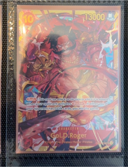 2024 One Piece Card Game OP09-118 Gol.D.Roger Secret Rare — front