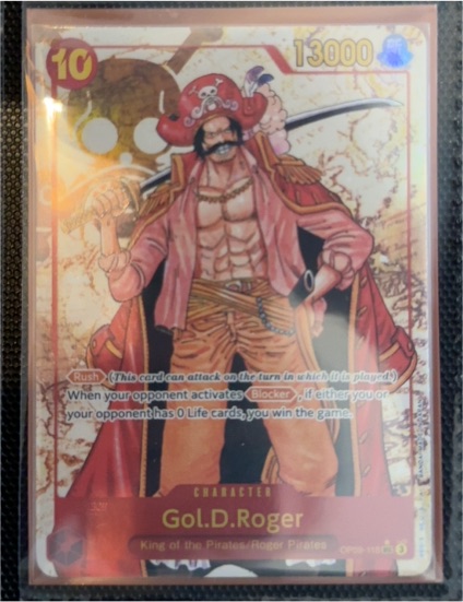 2025 One Piece Card Game OP09-118 Gol.D.Roger SEC Alternate Art — front