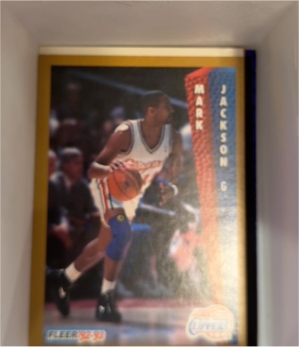 1992-93 Fleer #356 Mark Jackson — front