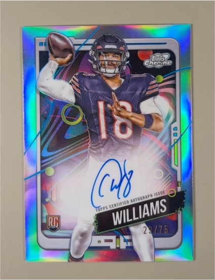 2024 Topps Chrome Cosmic #118 Caleb Williams — front