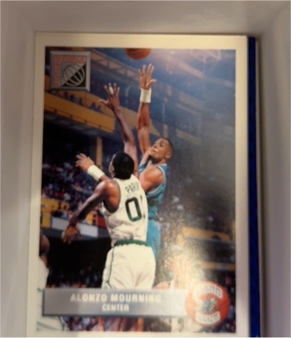 1992-93 Upper Deck McDonald's #P44 Alonzo Mourning — front