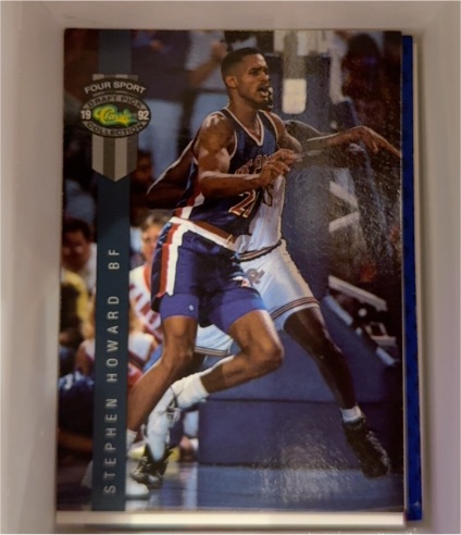 1992 Classic Four Sport #50 Stephen Howard — front
