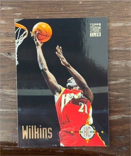 1993-94 Topps Stadium Club #65 Dominique Wilkins — front