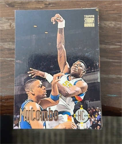 1993-94 Topps Stadium Club #63 Dikembe Mutombo — front