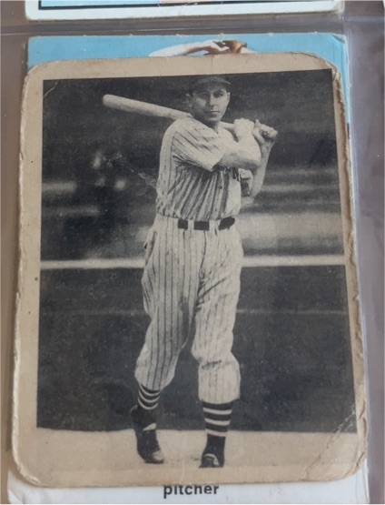 1920 Midweek Photo Baseball Card — front