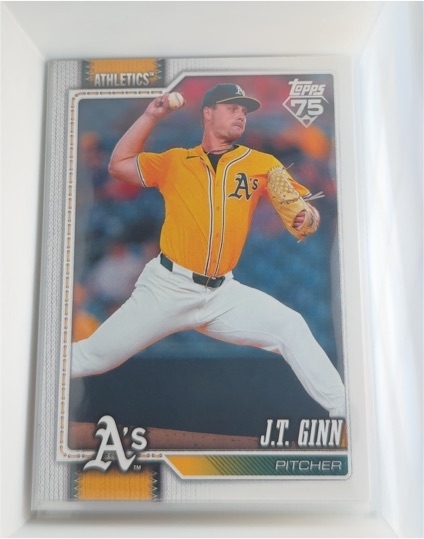 2026 Topps Series 1 #153 J.T. Ginn Oakland Athletics — front