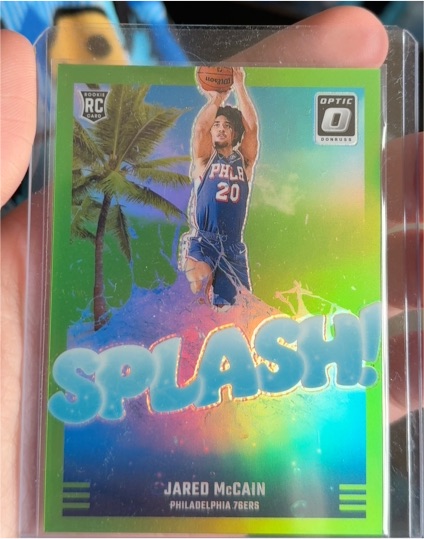 2024-25 Donruss Optic #3 Jared McCain Splash! — front