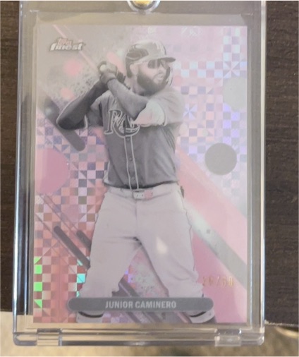 2025 Topps Finest #44 Junior Caminero — front