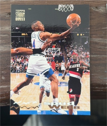1993-94 Topps Stadium Club #122 Spud Webb — front