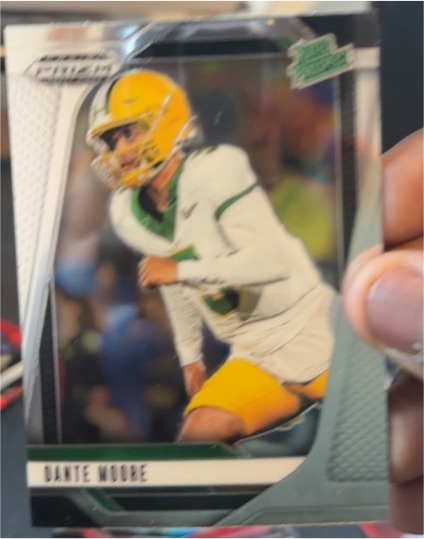 2025 Panini Prizm Draft Picks #164 Dante Moore Rated Prospect Oregon Ducks — front