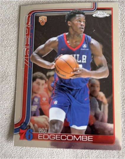 2025-26 Topps Chrome #253 VJ Edgecombe — front