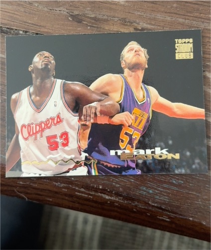 1993-94 Topps Stadium Club #96 Mark Eaton — front
