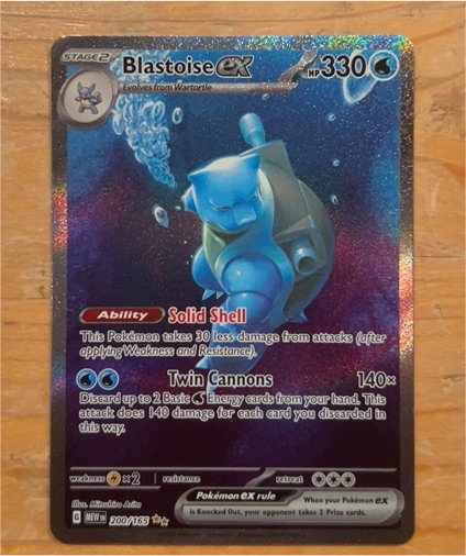 2023 Pokémon Scarlet & Violet 151 #200/165 Blastoise EX — front