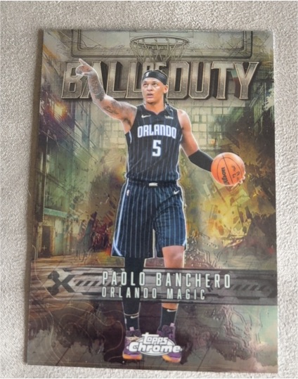 2025-26 Topps Chrome Basketball Ball of Duty #BD-14 Paolo Banchero — front