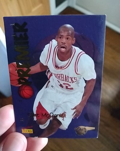 1996 Signature Rookies Premier #13 Clint McDaniel — front