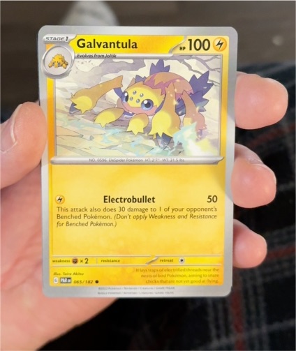 2023 Pokémon TCG Paradox Rift #065 Galvantula — front