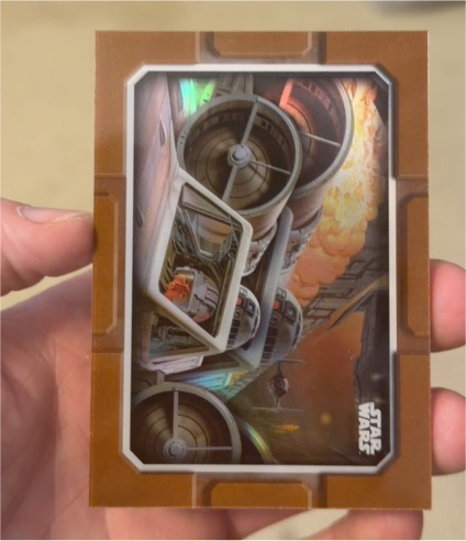 2025 Topps Chrome Star Wars Galaxy Layers #LAY-1 Desert Skiff — front