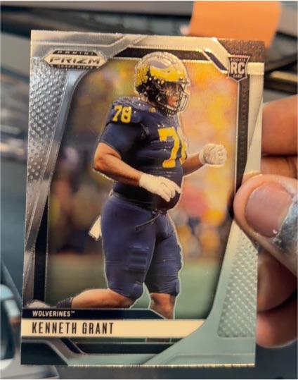 2025 Panini Prizm Draft Picks #62 Kenneth Grant — front