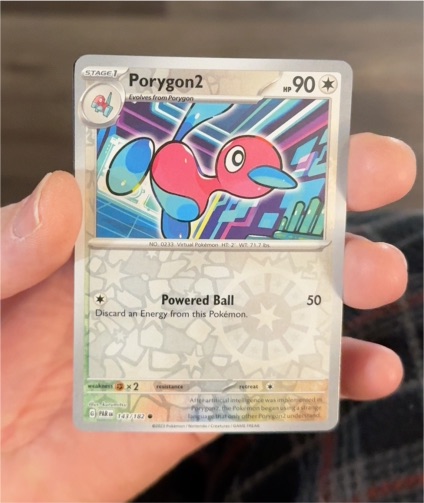 2023 Pokémon SV04: Paradox Rift #143 Porygon2 — front