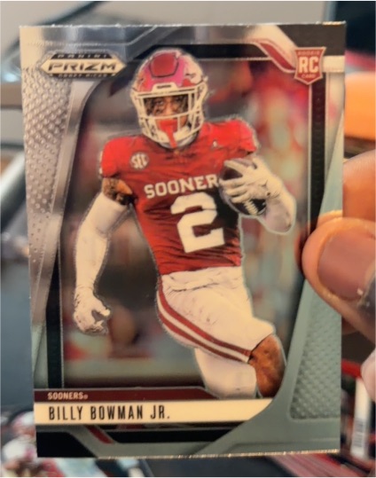 2025 Panini Prizm Draft Picks #87 Billy Bowman Jr. — front