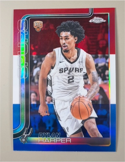 2025-26 Topps Chrome #252 Dylan Harper — front