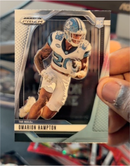 2025 Panini Prizm Draft Picks #74 Omarion Hampton Rookie — front