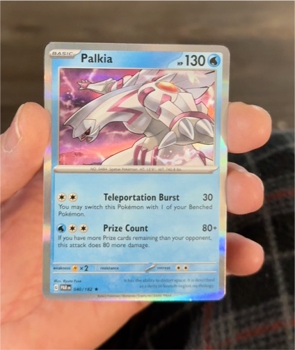2023 Pokémon SV04: Paradox Rift #040 Palkia — front
