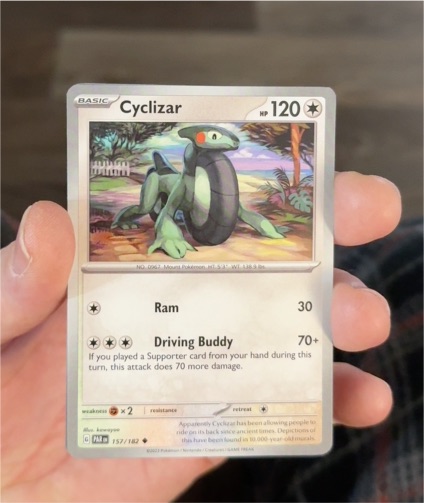 2023 Pokémon #157 Cyclizar — front