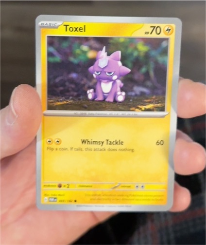 2023 Pokémon SV04: Paradox Rift #069 Toxel — front