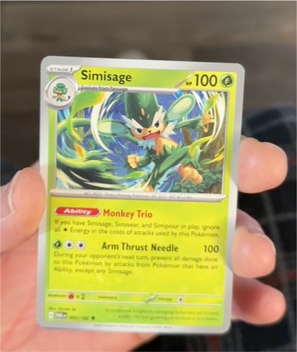 2023 Pokemon TCG SV04: Paradox Rift #005 Simisage — front