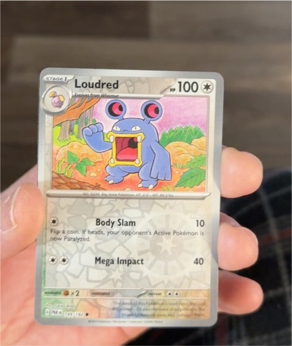 2023 Pokémon SV04: Paradox Rift #149 Loudred — front