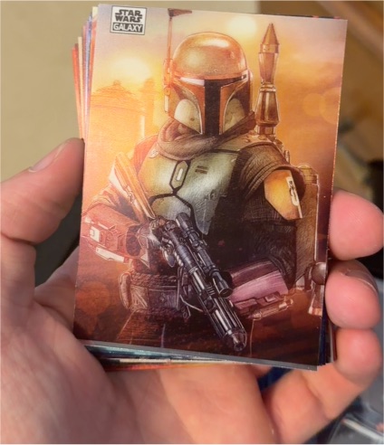 2025 Topps Chrome Star Wars Galaxy #54 Boba Fett — front