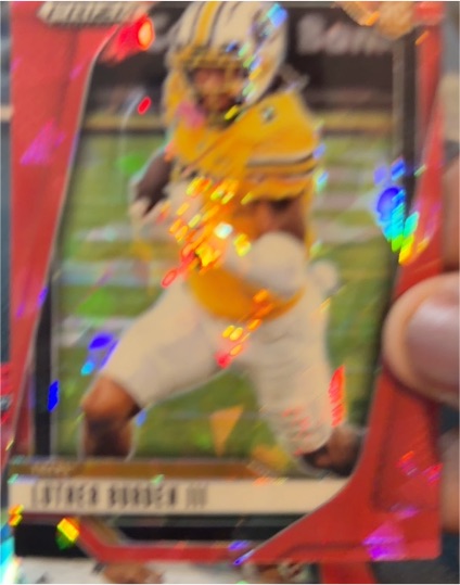 2025 Panini Prizm Draft Picks #71 Luther Burden III Red Ice Prizm Rookie Card — front