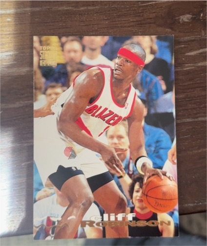 1993-94 Topps Stadium Club #158 Cliff Robinson — front